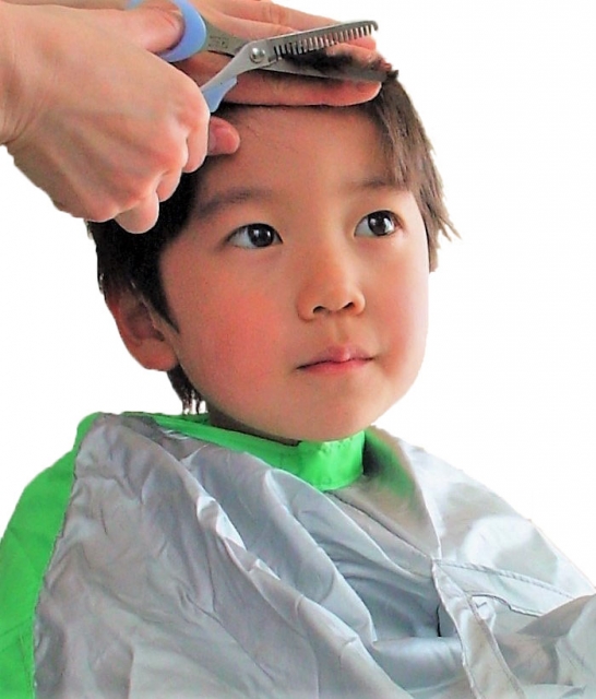 訪問美容サロンnico お子様のヘアカット ショートカット(西東京・武蔵野・三鷹 ライフサポートnico)